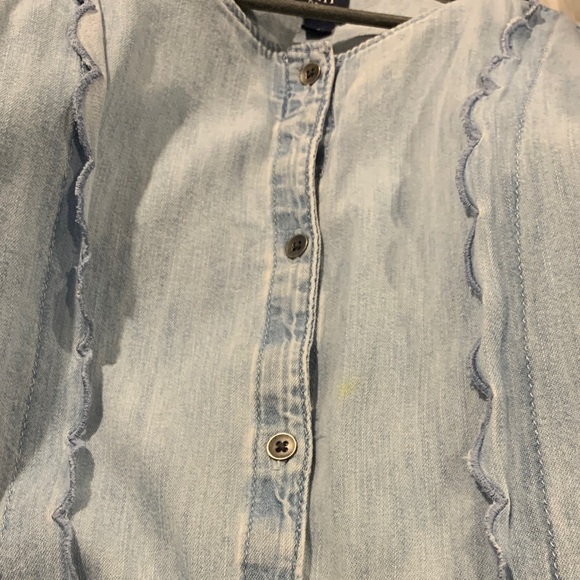 GAP Sky Blue Button-Down Dress size M - Picture 4 of 4